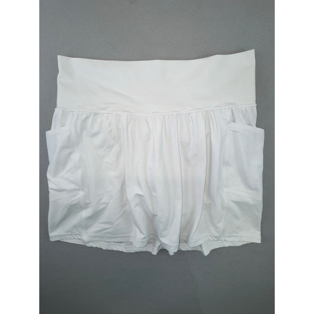 Athleta Salutation Stash Skort White Womens 1X